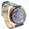 1974 Tissot Seastar Navigator Chronograph Wristwatch Model 40522 in Stainless Steel with Stunnng Blue Dial