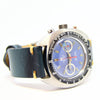 1974 Tissot Seastar Navigator Chronograph Wristwatch Model 40522 in Stainless Steel with Stunnng Blue Dial