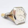 1976 Longines Large Ultronic Date Tonneau Wristwatch Model 8479 in Stainless Steel Case