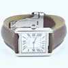 2005 Classic Cartier Ladies Size Tank Solo Model 2716 in Stainless Steel with Deployment Buckle + Box / Papers