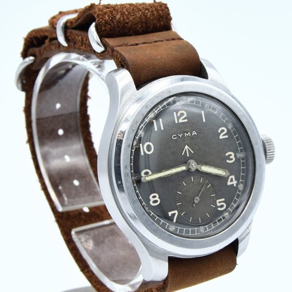 1940s Cyma Original British Military Issue Wristwatch WWW Army Watch WW2 One of the  Dirty Dozen