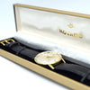 1970s Movado Tempo-Matic 'Sub-Sea' Date Model 2785 in Gold Plated Case with Box Like New