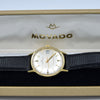 1970s Movado Tempo-Matic 'Sub-Sea' Date Model 2785 in Gold Plated Case with Box Like New