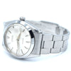 1963 Rolex Oyster Date Precision Classic Model 6694 with Stunning Silver Dial and Chrome Markers in Stainless Steel on Riveted Oyster Bracelet with Box