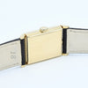 1940 Hamilton High Grade Wadsworth Deco Rectangular Wristwatch with Arabic Numerals in Solid 14ct Gold