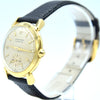 1950 Movado Bumper Automatic 'Calatrava' in Solid 18ct Gold with Box and 18ct Gold Buckle