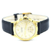 1950 Movado Bumper Automatic 'Calatrava' in Solid 18ct Gold with Box and 18ct Gold Buckle