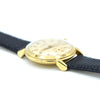 1950 Movado Bumper Automatic 'Calatrava' in Solid 18ct Gold with Box and 18ct Gold Buckle