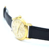 1950 Movado Bumper Automatic 'Calatrava' in Solid 18ct Gold with Box and 18ct Gold Buckle