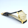 1950 Movado Bumper Automatic 'Calatrava' in Solid 18ct Gold with Box and 18ct Gold Buckle