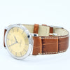 1958 Sleek Eterna-Matic Centenaire Automatic Wristwatch with Stunning Two Tone Original Champagne Dial