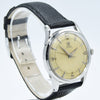 1950 Omega Bumper Automatic with Patina Dial Model 2635 in Stainless Steel