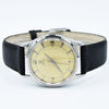 1950 Omega Bumper Automatic with Patina Dial Model 2635 in Stainless Steel