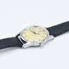 1950 Omega Bumper Automatic with Patina Dial Model 2635 in Stainless Steel