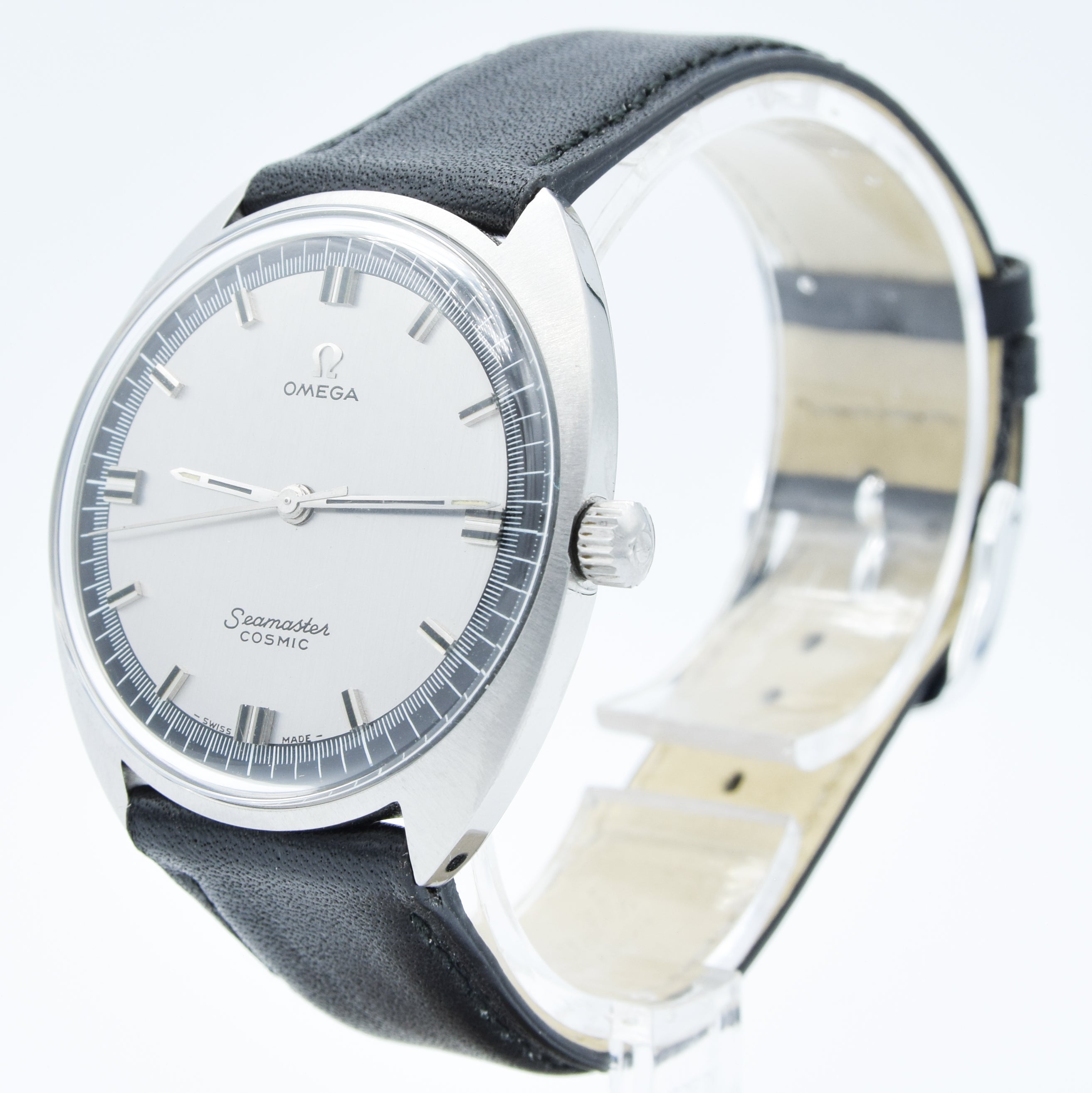 1970 Omega Seamaster Cosmic Model 136.017 Two Tone Graphite Dial in St ...