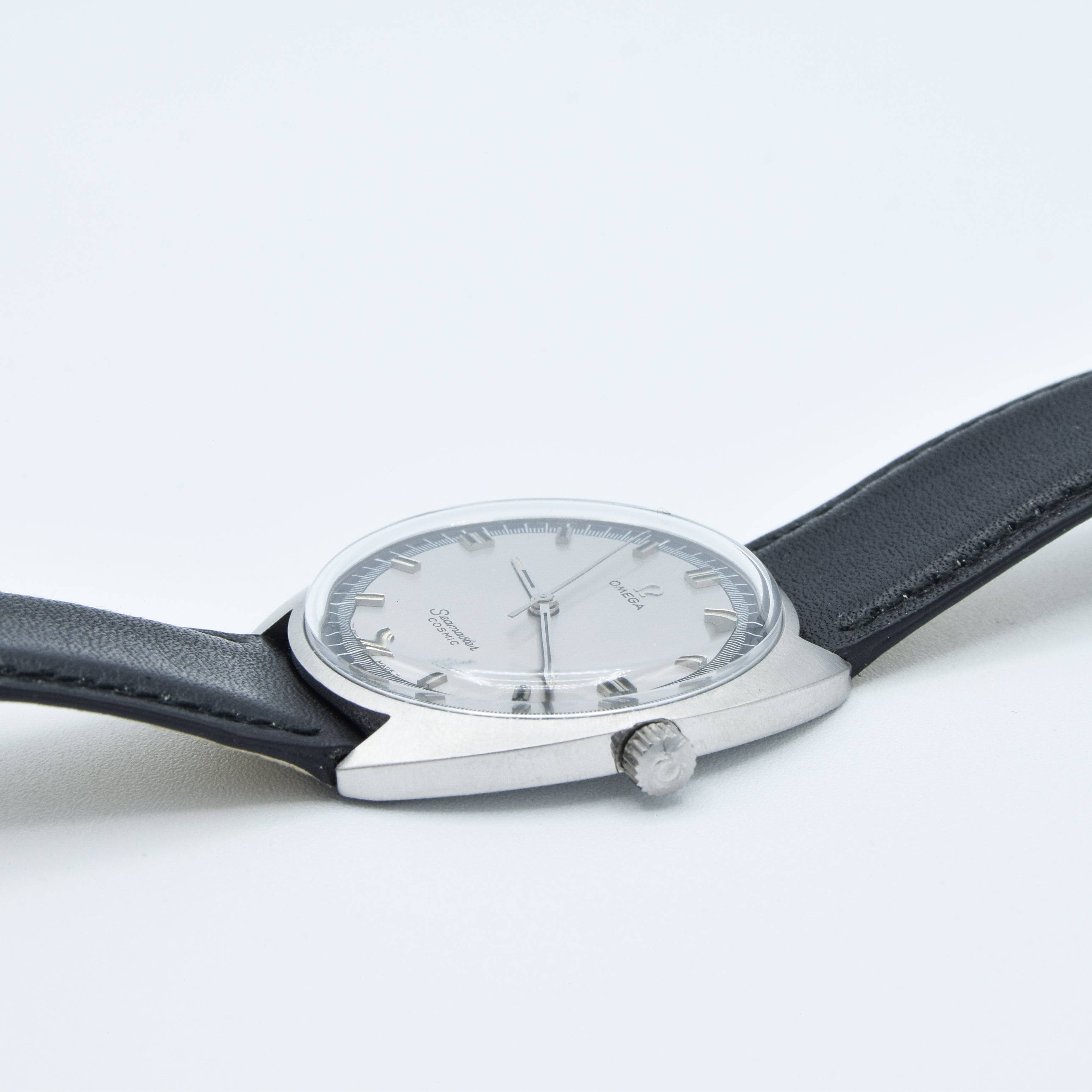 1970 Omega Seamaster Cosmic Model 136.017 Two Tone Graphite Dial in St ...