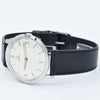 1960 Omega Calatrava-Style Manual Wind Unisex Watch Model 111.022 with Satin Silver Dial in Stainless Steel
