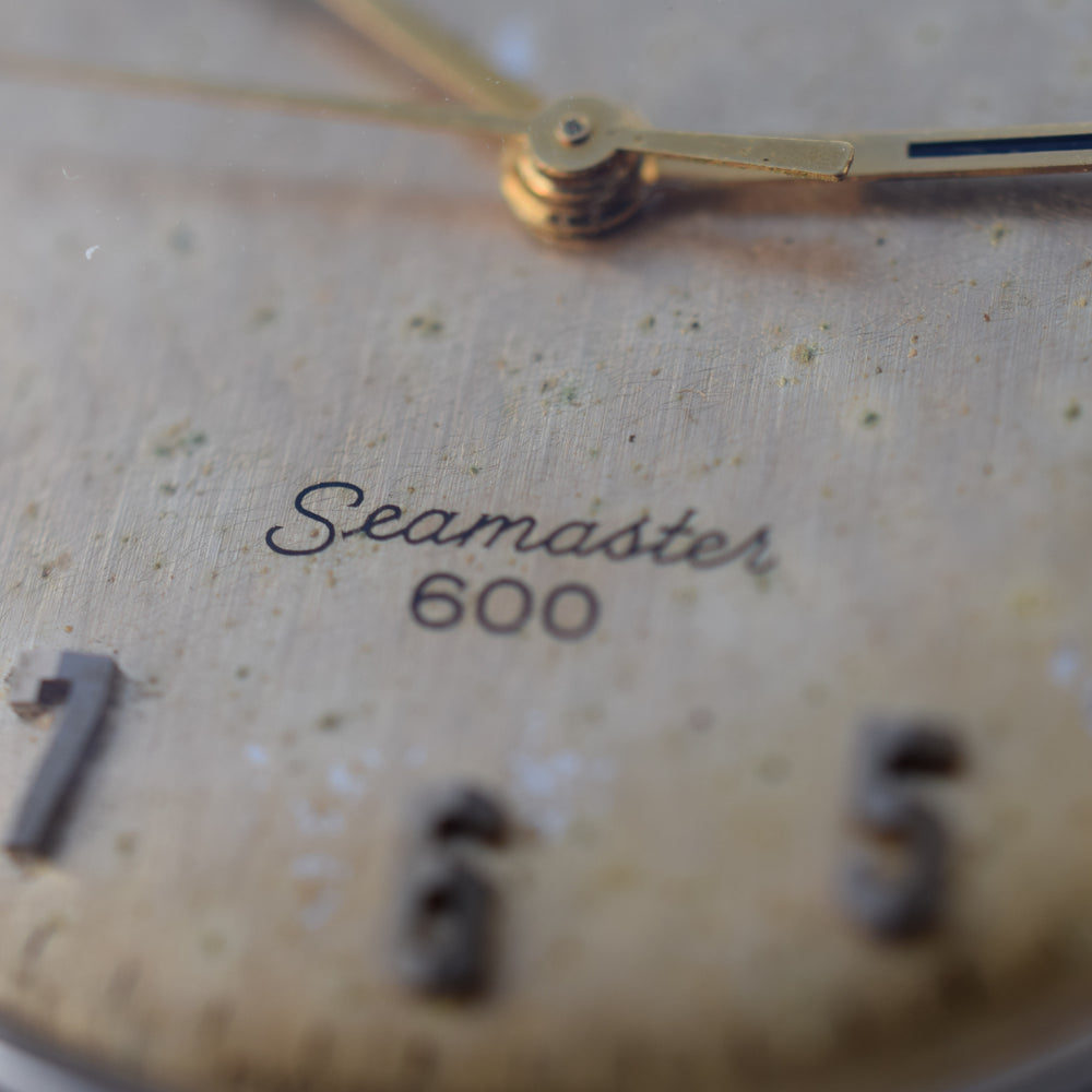 1966 Omega Seamaster 600 with Arabic Numerals and Hammered Patina Dial in Stainless Steel Model 135.011