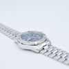 1990s TAG Heuer Automatic 2000 Series Dive Watch with Blue Dial Model 669.206F 38mm Stainless Steel on Fliplock Bracelet with Box