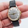 1964 Garrard of London Automatic Dress Wristwatch in 9ct Gold Dennison Case with Original Box