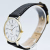 1990s Longines "Presence" Solid 9ct Super Slim Gold Dress Watch with Classic Roman Numeral Dial