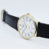 1990s Longines "Presence" Solid 9ct Super Slim Gold Dress Watch with Classic Roman Numeral Dial