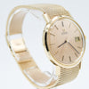 1974 Omega Automatic Date Model 366.5461 with Champagne Dial in Solid 9ct Gold on Bracelet with Box