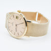 1974 Omega Automatic Date Model 366.5461 with Champagne Dial in Solid 9ct Gold on Bracelet with Box