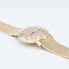 1974 Omega Automatic Date Model 366.5461 with Champagne Dial in Solid 9ct Gold on Bracelet with Box