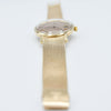 1974 Omega Automatic Date Model 366.5461 with Champagne Dial in Solid 9ct Gold on Bracelet with Box