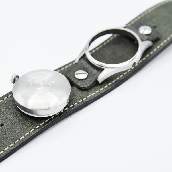 1940 Ebel Vintage British Militry ATP 32mm Stainless Steel Wristwatch Fully Restored