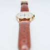 1950s Jumbo Chronograph Suisse Javil Wristwatch in 37mm Solid 18ct Pink Gold Case with Landeron Cal 48