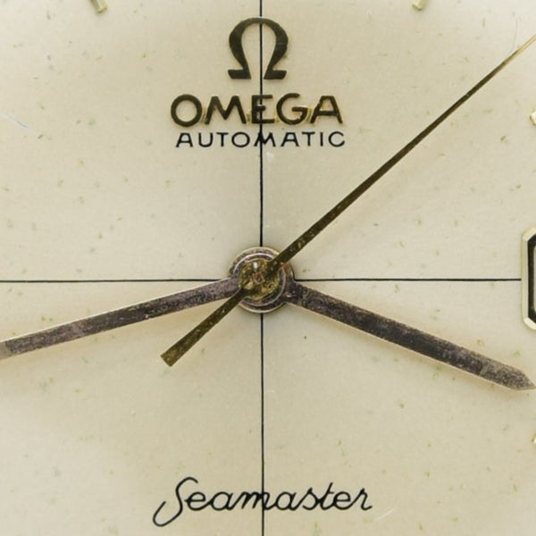 1959 Omega Seamaster Automatic Date Model 14730 in Stainless Steel and Gold Pre De Ville