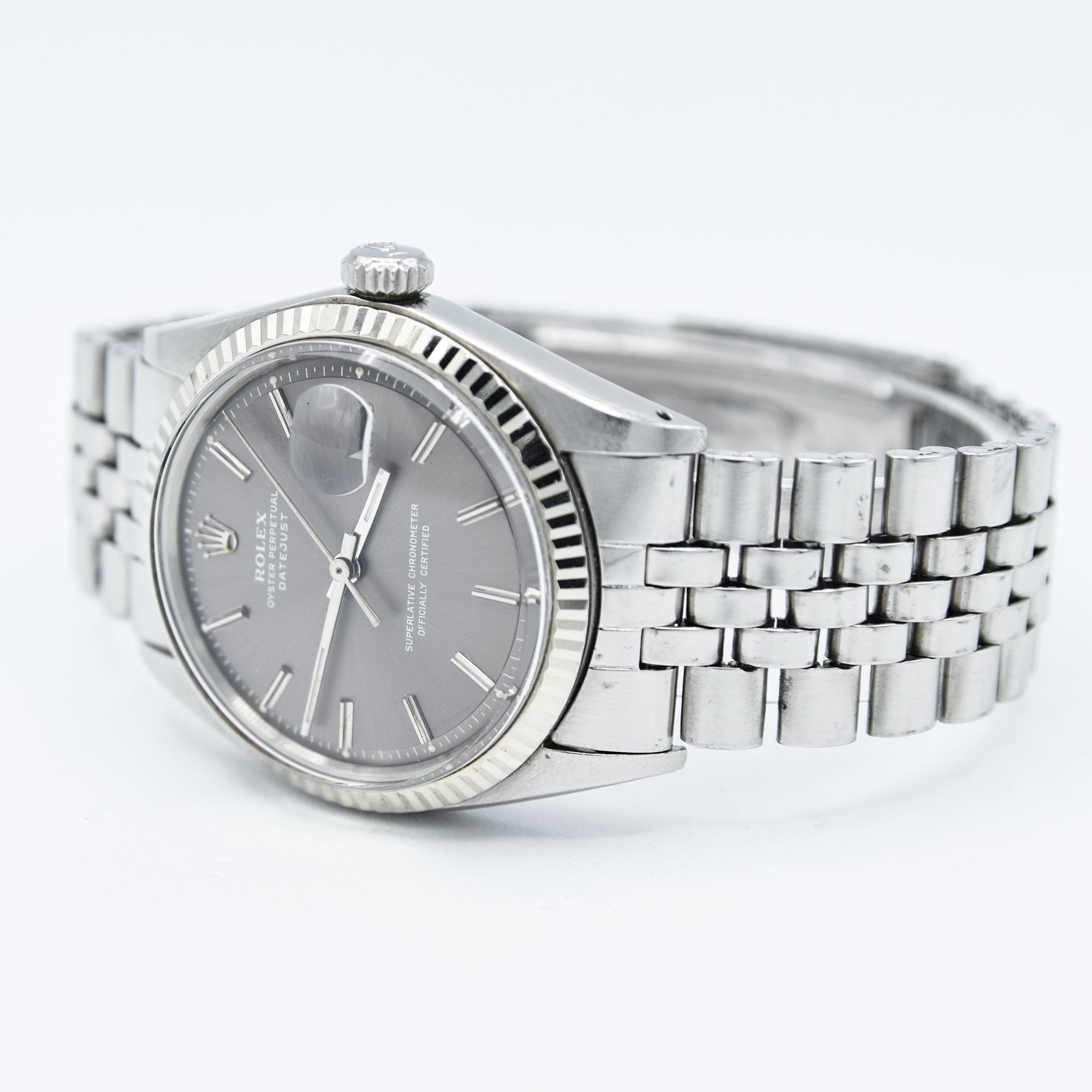 Rolex Datejust Yellow Gold 1601 Silver Dial