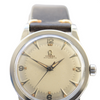 1949 Omega Automatic Bumper with Fabulous Original Two Tone Dial Model 2577 in Stainless Steel