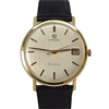 1970/1 Omega Geneve 9ct Gold All Original Wristwatch Model 13125016 with Satin Champagne Dial