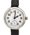 1917 Longines Mappin Campaign Trench Watch in Silver with Enamel Dial