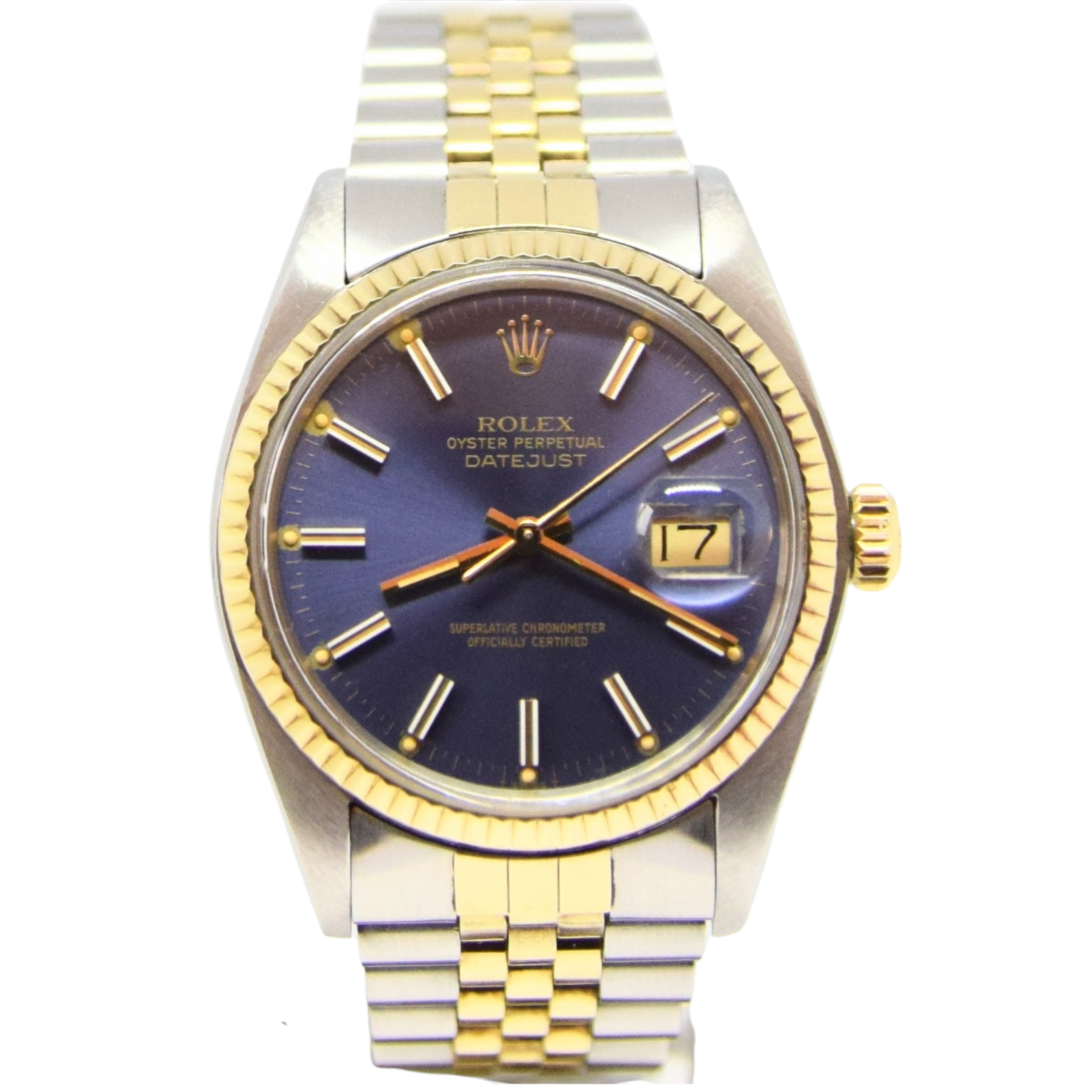 1979 Stunning Rolex Gold Steel Oyster Perpetual Datejust with