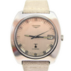 1976 Longines Large Ultronic Date Tonneau Wristwatch Model 8479 in Stainless Steel Case