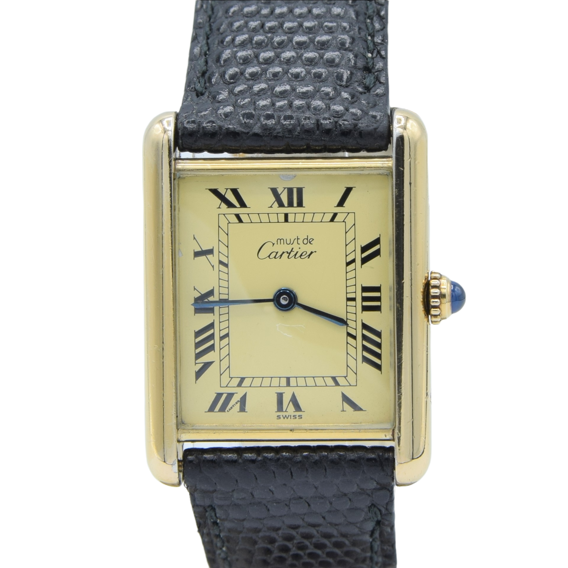 Cartier watch top roman numerals