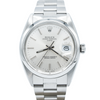 1965 Rolex Oyster Perpetual Date Model 1500 with Silvered Dial in Stainless Steel on Oyster Bracelet