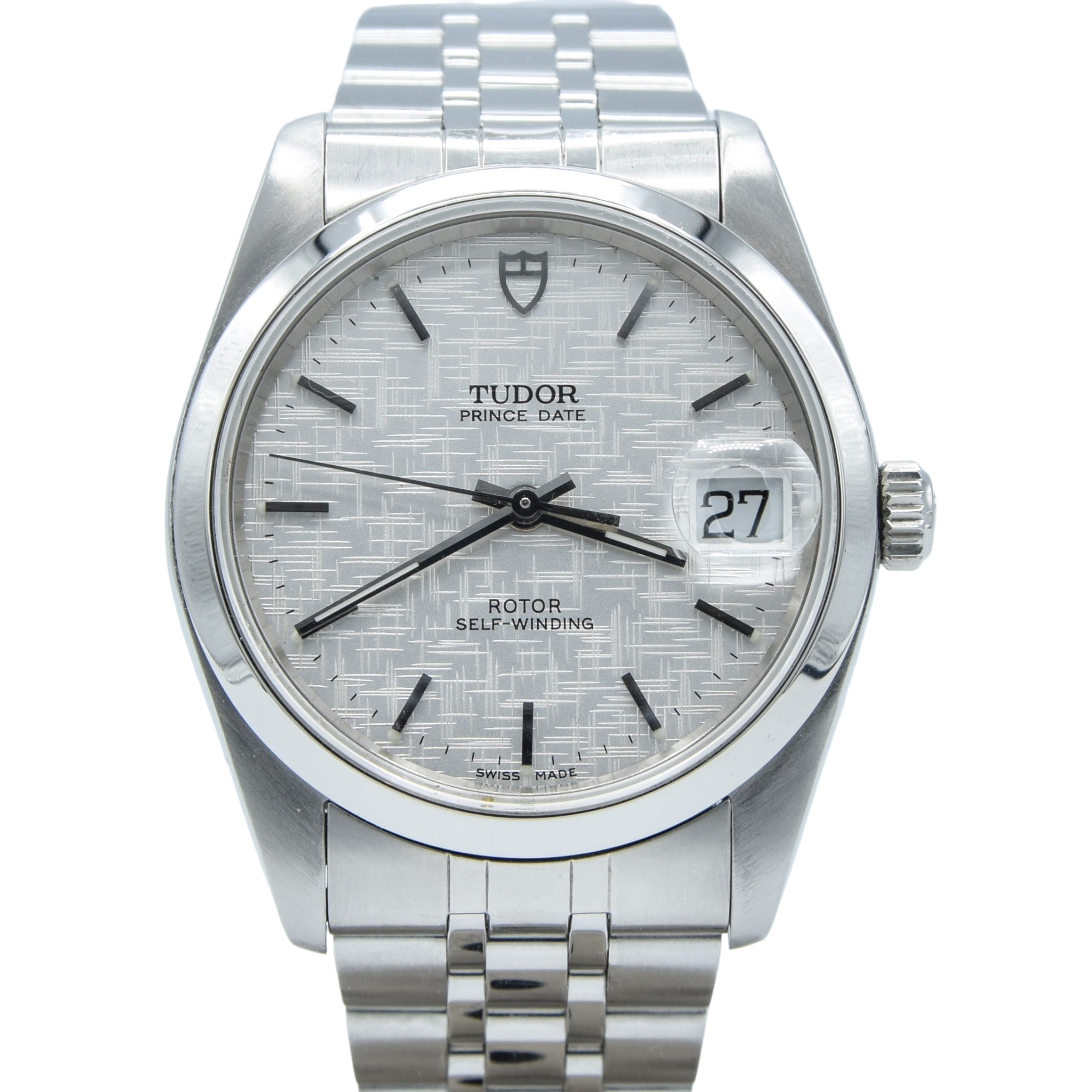 2002 Tudor Prince Date 74000N Rotor Self Winding Wristwatch with