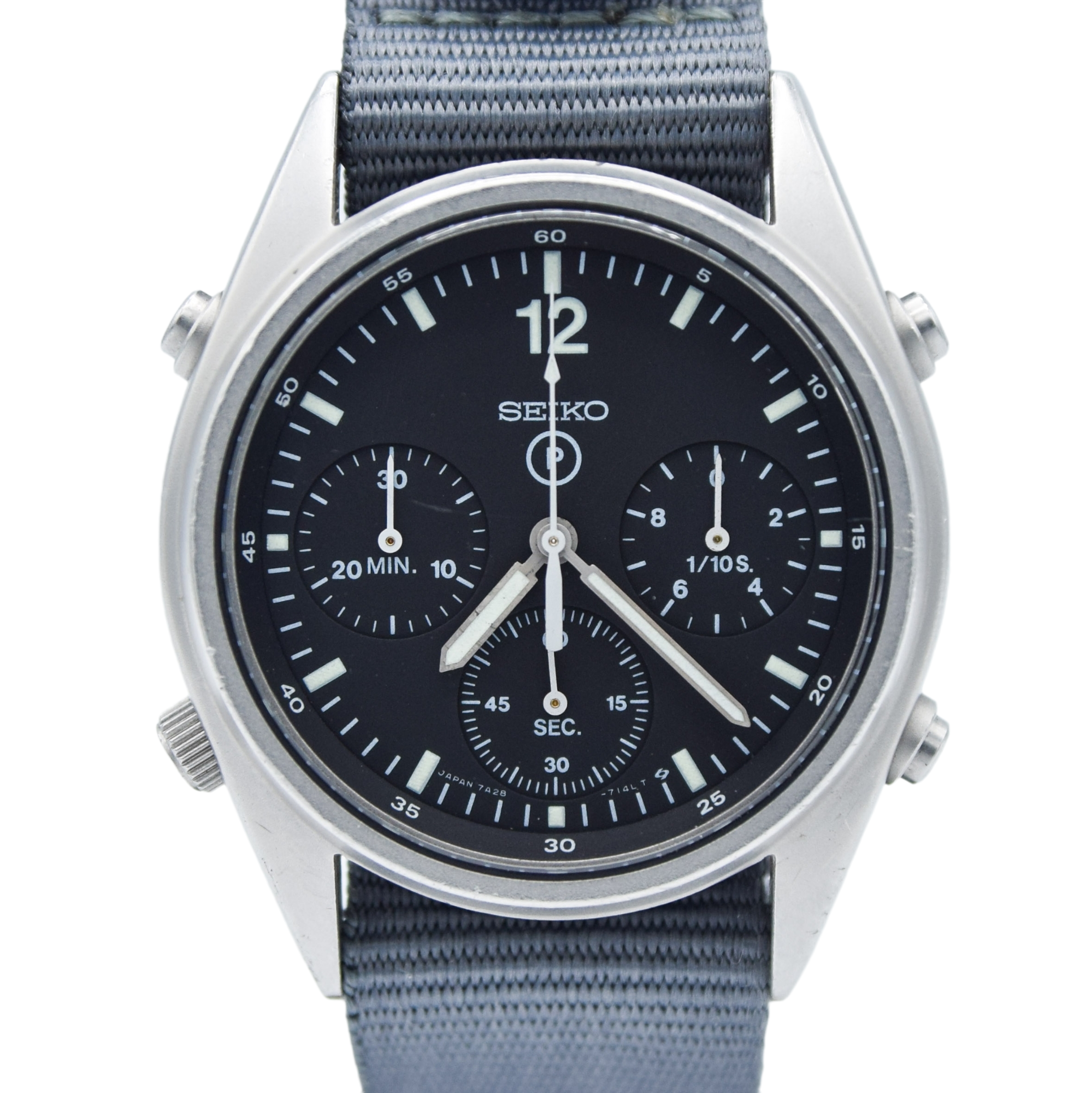 1984 Seiko 7A28 7120 RAF 6645 99 Gen 1 MOD Military 1st Issue