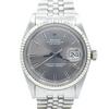 1970 Rolex Oyster Perpetual Datejust with White Gold Fluted Bezel and Sloped 'Sigma' Dial in Stainless Steel Model 1601