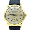 1950 Movado Bumper Automatic 'Calatrava' in Solid 18ct Gold with Box and 18ct Gold Buckle