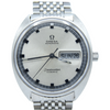 1969 Omega Seamaster Cosmic Day/Date Model 166.036 in Stainless Steel Monocoque Case on Beads of Rice Bracelet