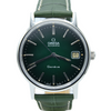 1973 Omega Genève Automatic Date Model 166.0163 with Stunning Rare Electric Green 'Fumé' Dial