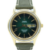 1977 Omega Rare Large Cosmic 2000 Fumé Emerald Green Automatic Day/Date Model 166.129