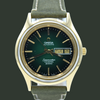 1977 Omega Rare Large Cosmic 2000 Fumé Emerald Green Automatic Day/Date Model 166.129