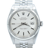 1971 Sharp Rolex Oyster Perpetual Datejust with White Gold Fluted Bezel Model 1601 in Stainless Steel on Jubilee Bracelet